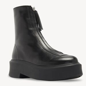 The Row Leather Combat Ankle Boots Size 41 Like New